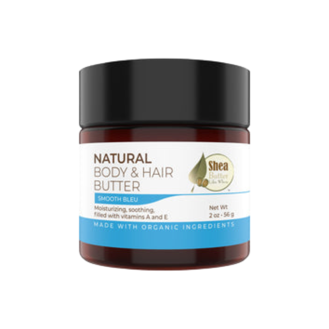 Smooth Bleu Natural Body Hair Butter