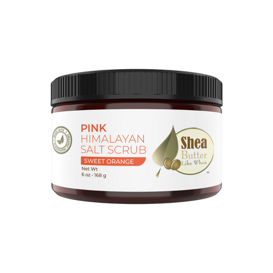 Organic Pink Himalayan Salt Scrub - Sweet Orange