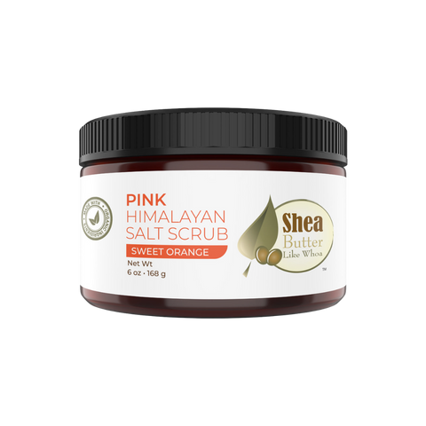 Organic Pink Himalayan Salt Scrub - Sweet Orange