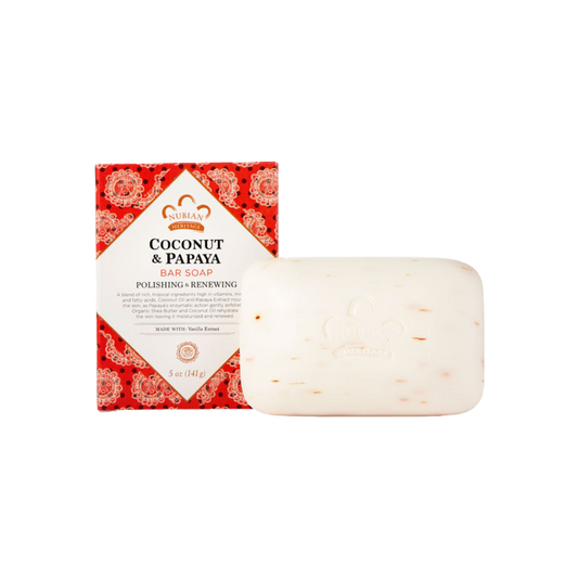 Nubian Heritage Bar Soap Coconut & Papaya -- 5 oz