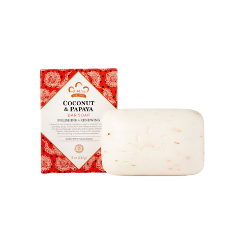 Nubian Heritage Bar Soap Coconut & Papaya -- 5 oz