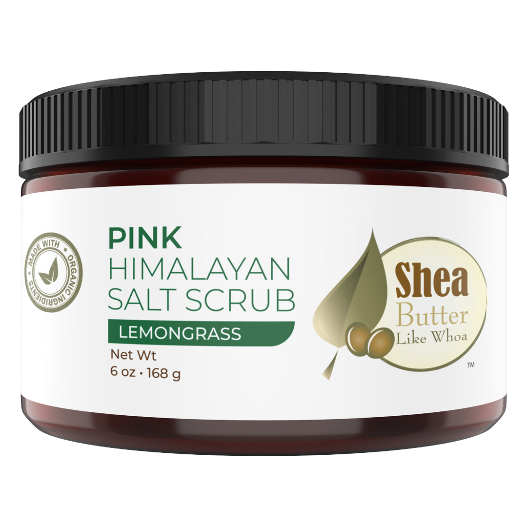 Organic Pink Himalayan Salt Scrub - Lemongrass