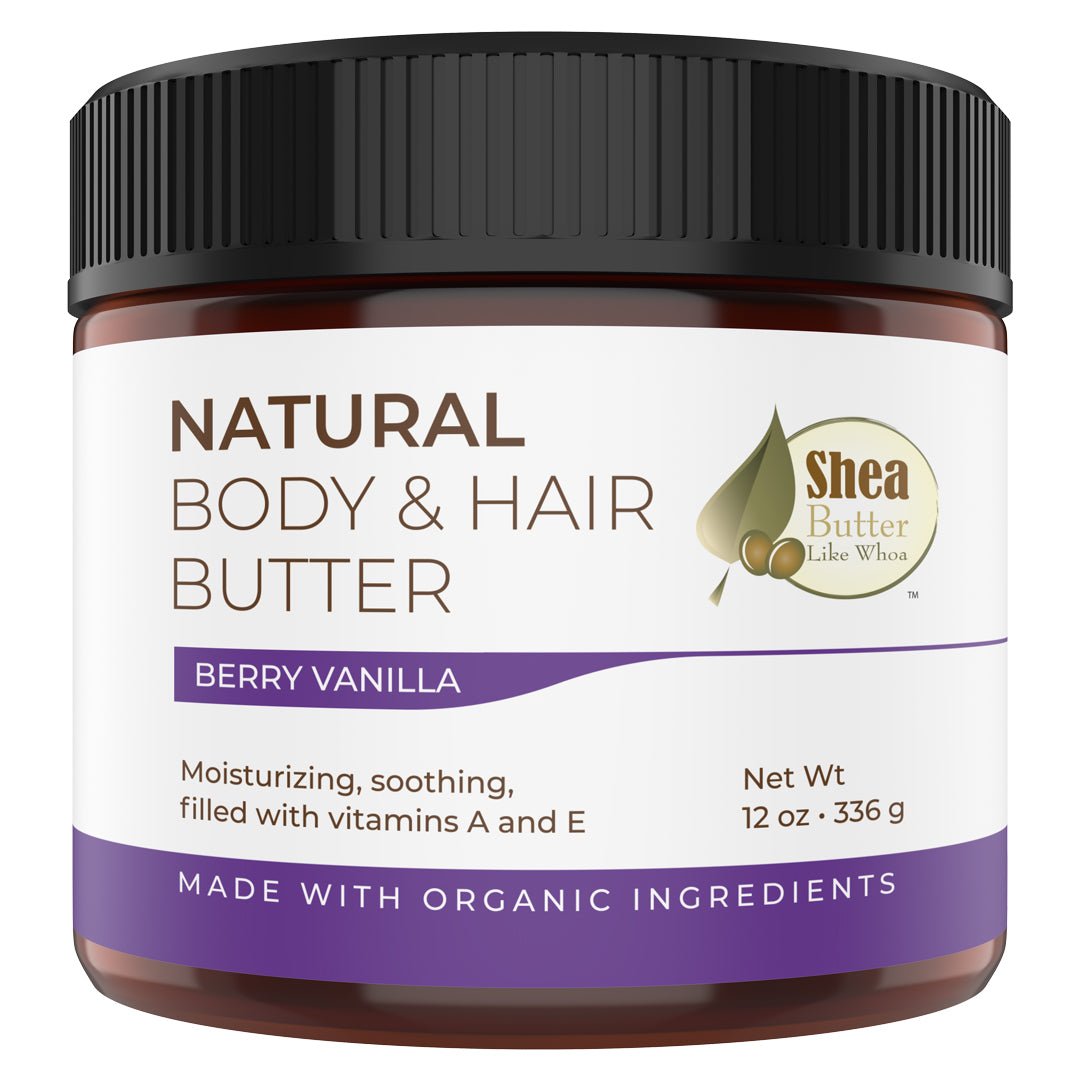 Berry Vanilla Natural Body & Hair Butter - Shea Butter Like Whoa