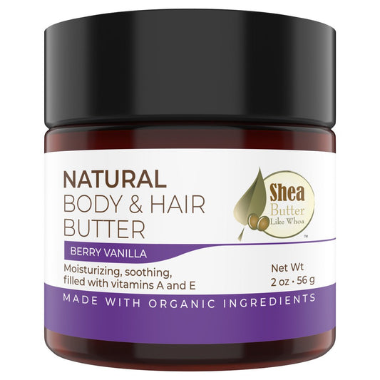 Berry Vanilla Natural Body & Hair Butter - Shea Butter Like Whoa