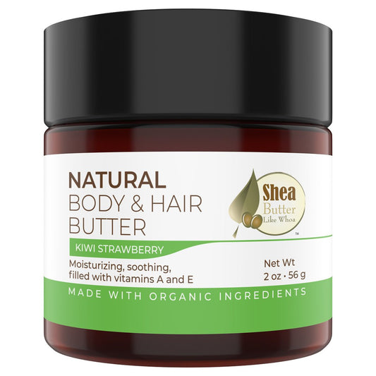 Kiwi Strawberry Natural Body & Hair Butter - Shea Butter Like Whoa