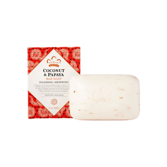 Nubian Heritage Bar Soap Coconut & Papaya - 5 oz - Shea Butter Like Whoa