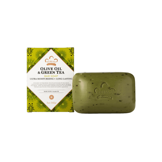 Nubian Heritage Bar Soap Olive & Green Tea with Avocado - 5 oz - Shea Butter Like Whoa