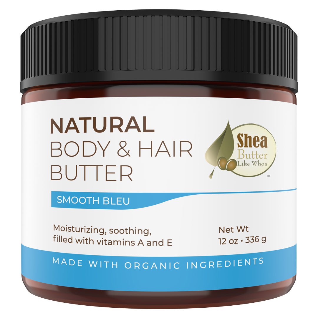 Smooth Bleu Natural Body Hair Butter - Shea Butter Like Whoa