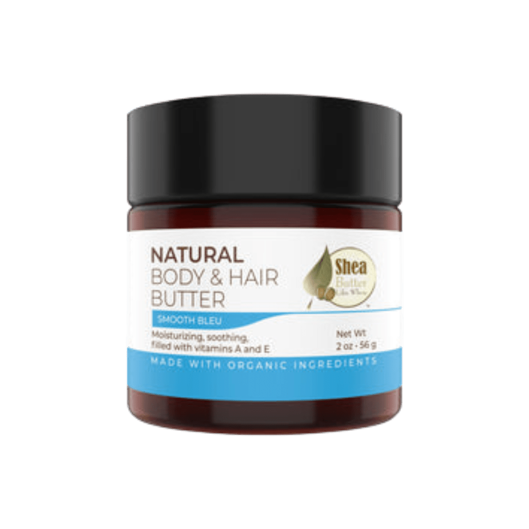 Smooth Bleu Natural Body Hair Butter - Shea Butter Like Whoa